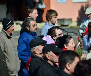 Slávnostné poklopanie základného kameňa mostu