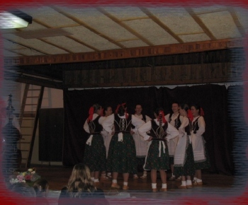 Vystúpenie folklórneho súboru